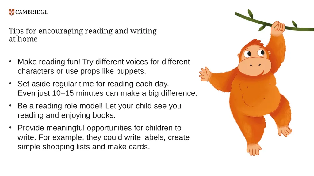 Cambridge Phonics and Handwriting Our approach: - slide 20 of 21