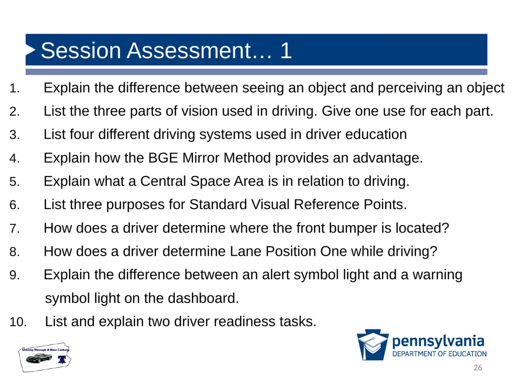 Driver Responsibilities: Knowing Your Vehicle - slide 26 of 30