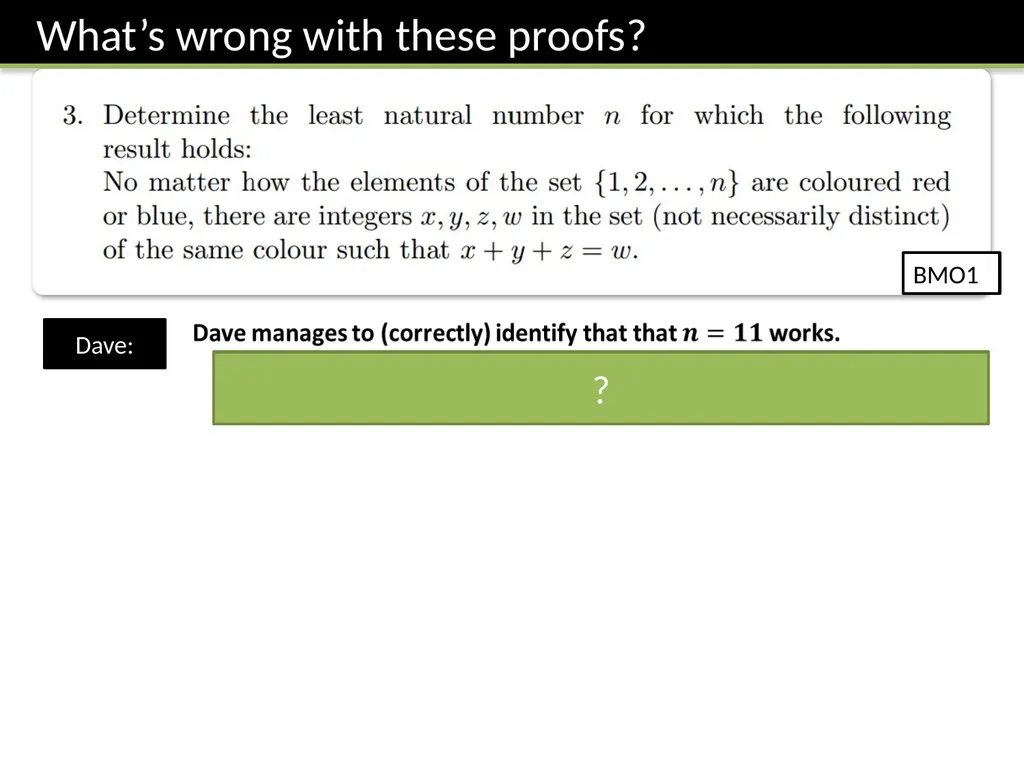 Topic 0: Introduction Dr J Frost - slide 21 of 28