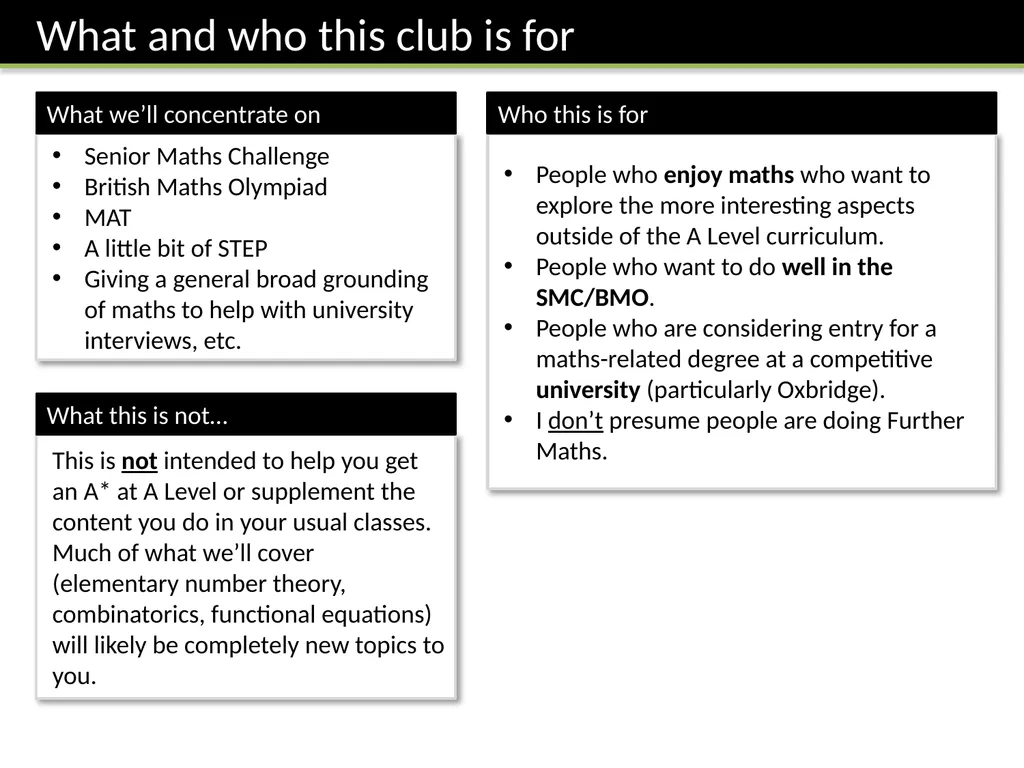 Topic 0: Introduction Dr J Frost - slide 3 of 28