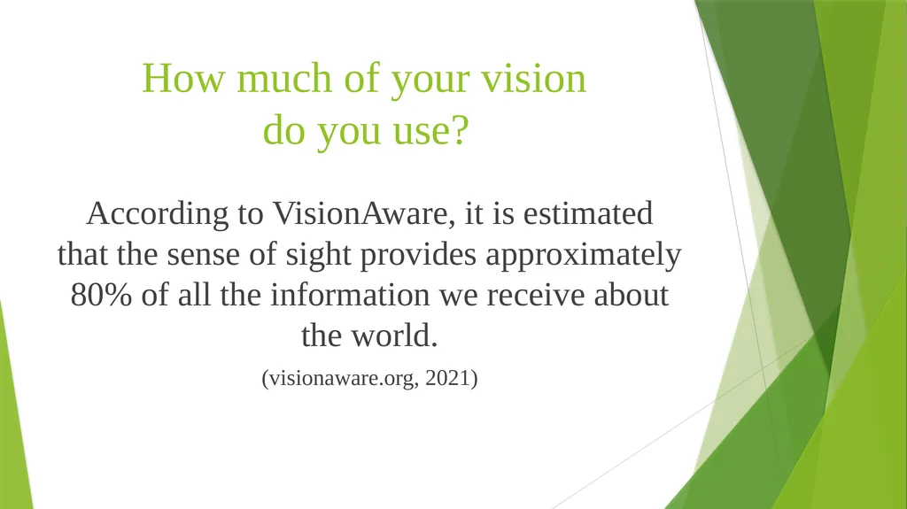 Teaching Students with Visual Impairments For - slide 3 of 23