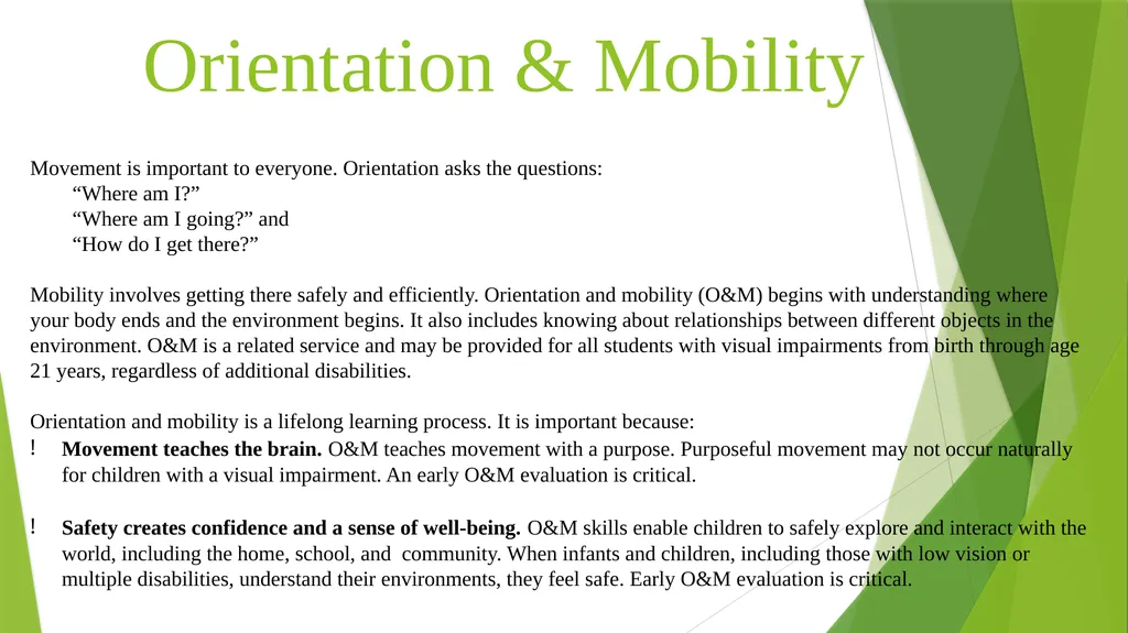 Teaching Students with Visual Impairments For - slide 20 of 23