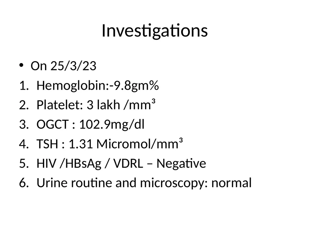 CASE PRESENTATION by Dr.Asma Shaik PATIENT DETAILS - slide 23 of 25