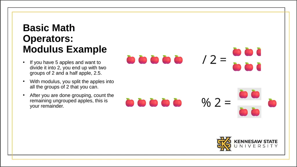 CSE 1321 Module 1 Syntax Basics: Variables, - slide 60 of 60