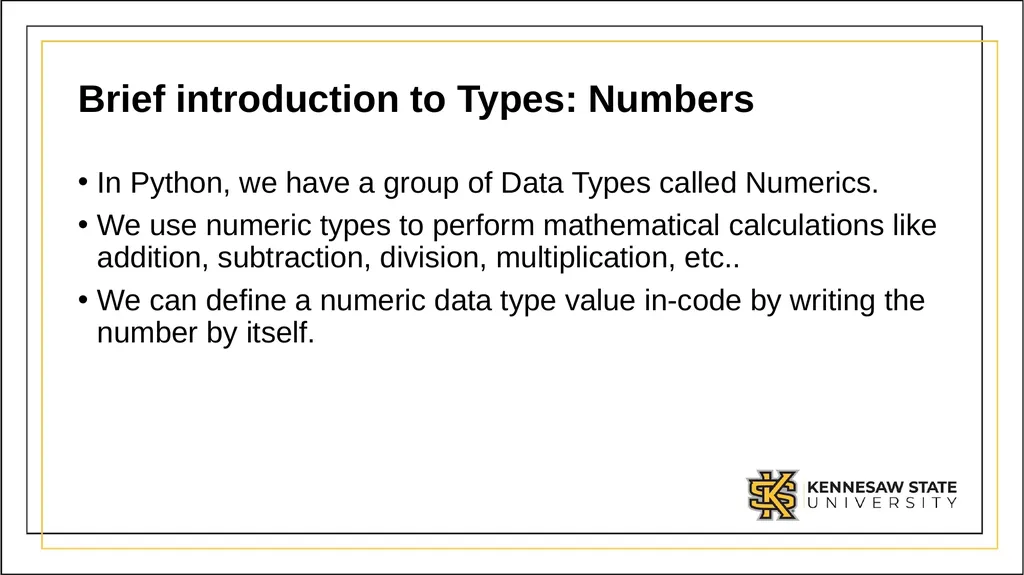 CSE 1321 Module 1 Syntax Basics: Variables, - slide 16 of 60