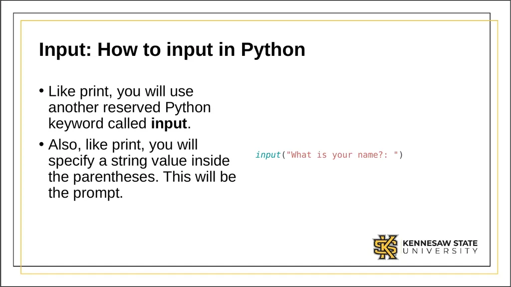 CSE 1321 Module 1 Syntax Basics: Variables, - slide 49 of 60