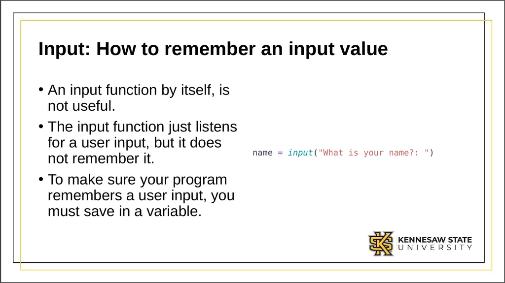 CSE 1321 Module 1 Syntax Basics: Variables, - slide 50 of 60