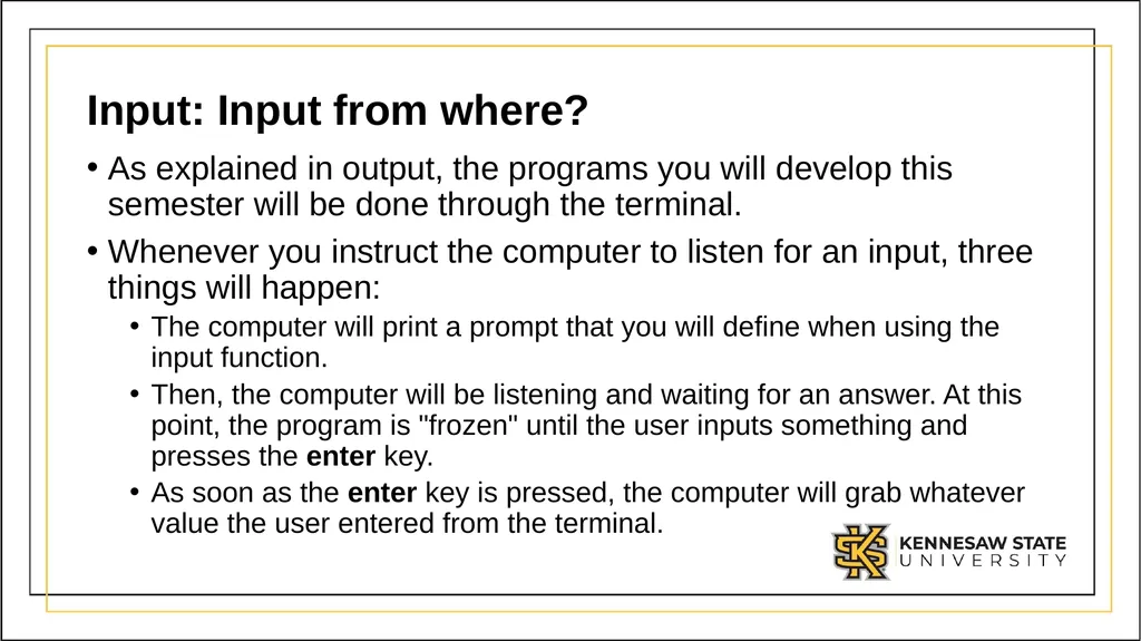 CSE 1321 Module 1 Syntax Basics: Variables, - slide 48 of 60