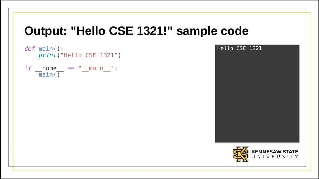 CSE 1321 Module 1 Syntax Basics: Variables, - slide 41 of 60