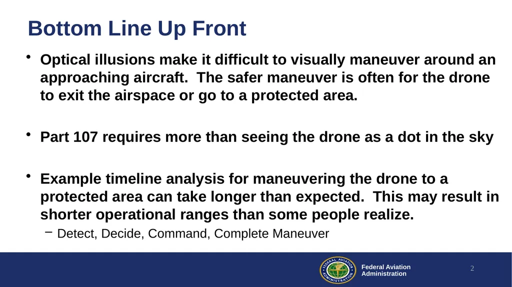 Drone Visual Operations Research Lessons Learned - slide 2 of 29