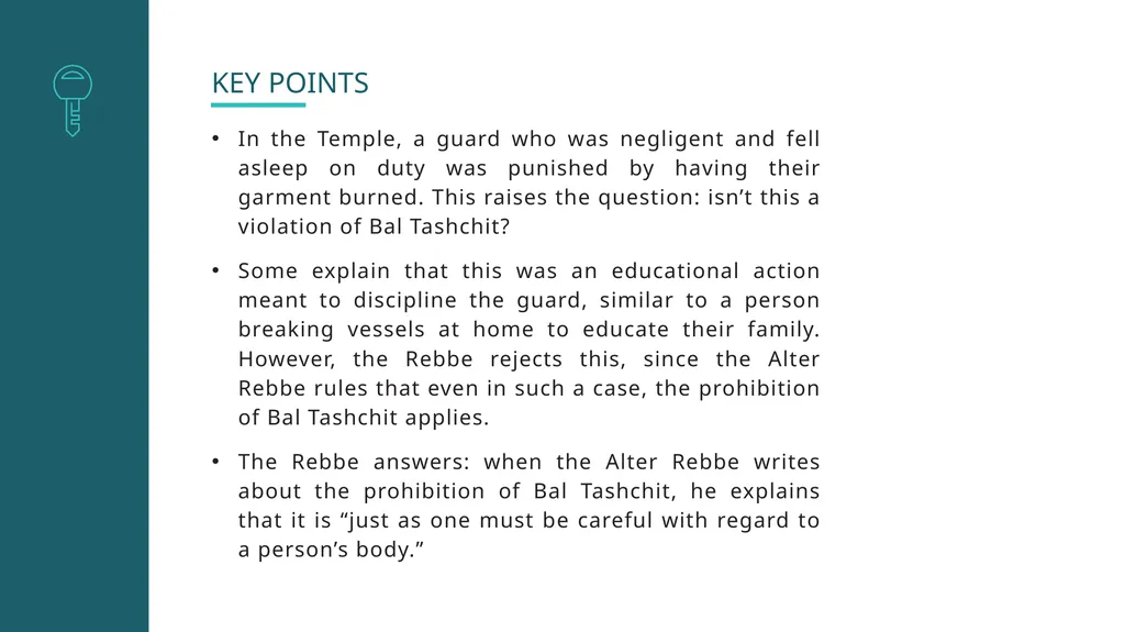 Shoftim: “Do not destroy”— When is it Allowed? Why - slide 36 of 39