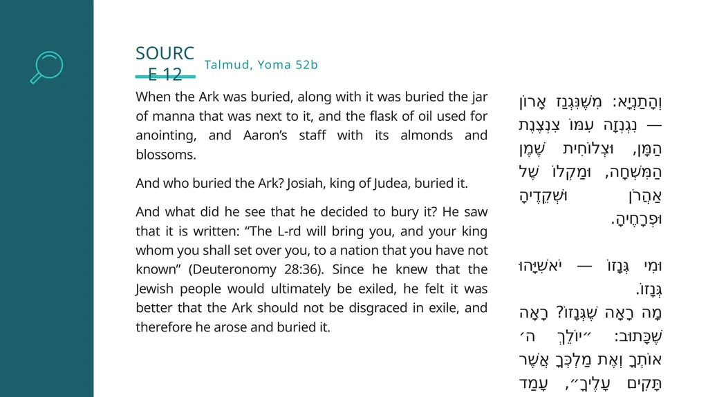 Shoftim: “Do not destroy”— When is it Allowed? Why - slide 32 of 39