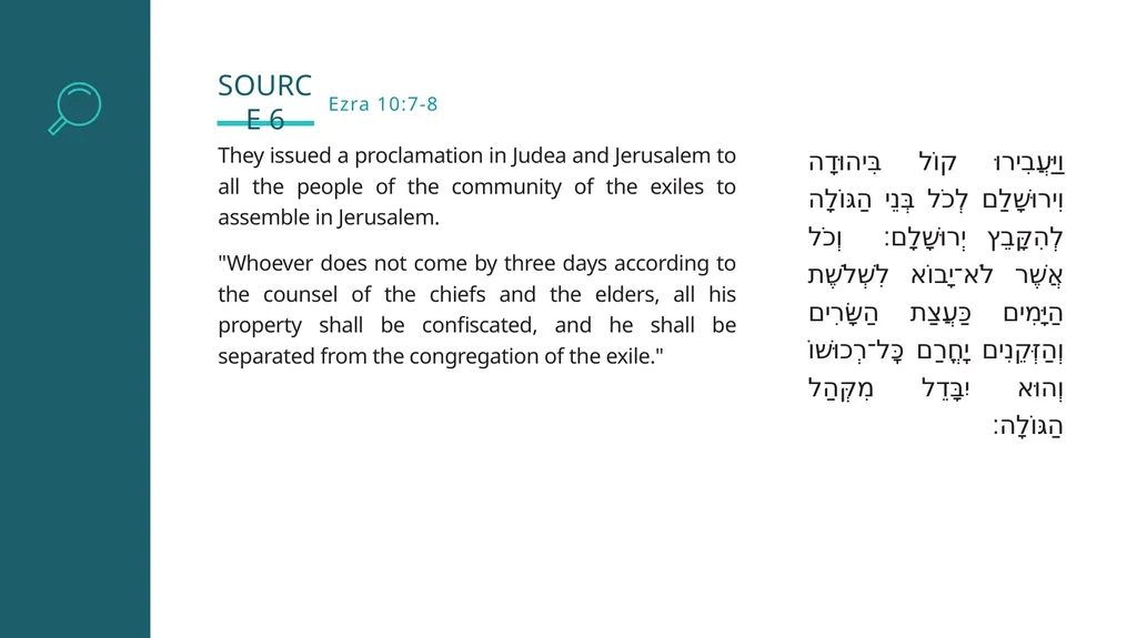 Shoftim: “Do not destroy”— When is it Allowed? Why - slide 10 of 39