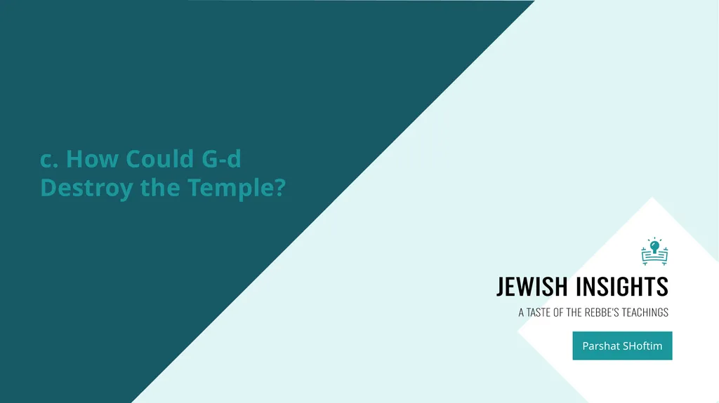 Shoftim: “Do not destroy”— When is it Allowed? Why - slide 27 of 39