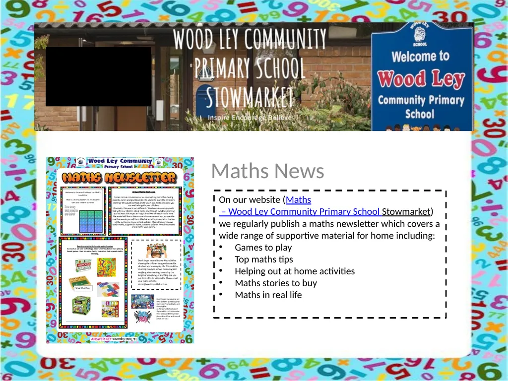 Maths Workshop What is Maths like at Wood Ley - slide 4 of 15