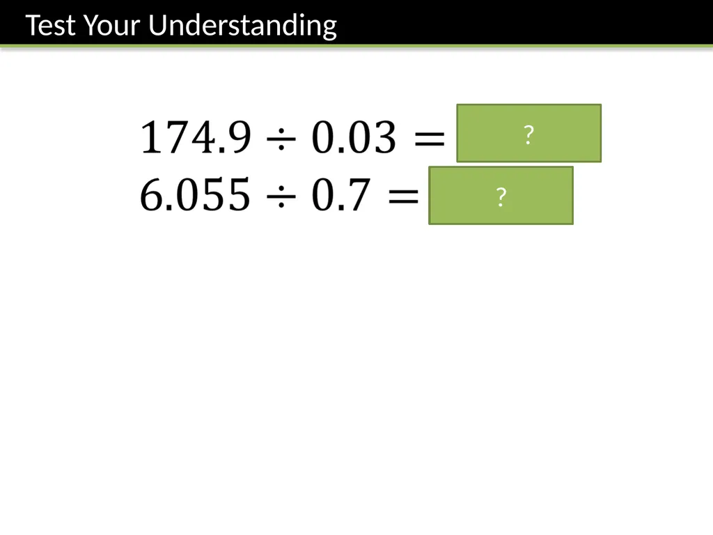 Year 7 Written Calculations Dr J Frost - slide 15 of 27
