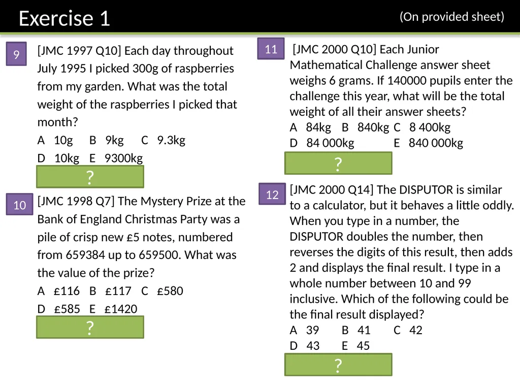 Year 7 Written Calculations Dr J Frost - slide 10 of 27
