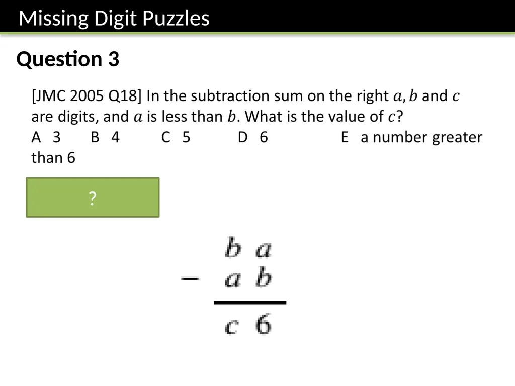 Year 7 Written Calculations Dr J Frost - slide 20 of 27
