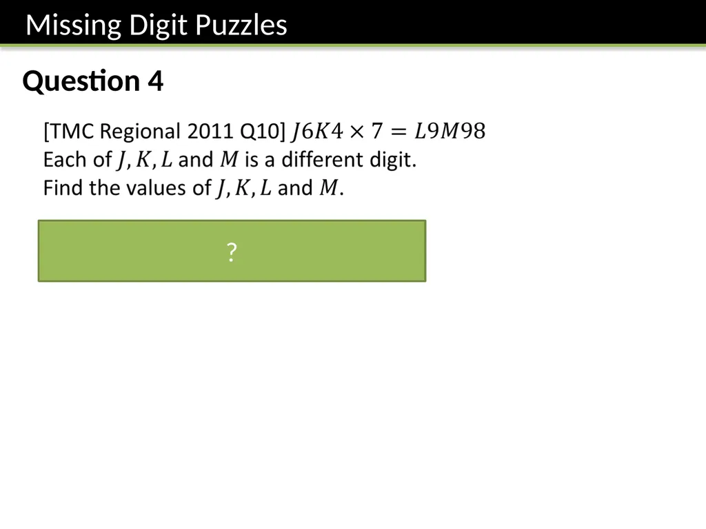 Year 7 Written Calculations Dr J Frost - slide 21 of 27