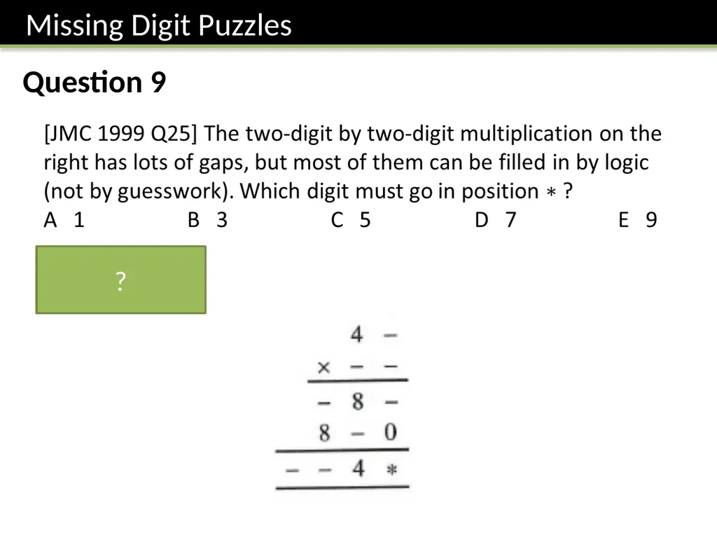Year 7 Written Calculations Dr J Frost - slide 26 of 27