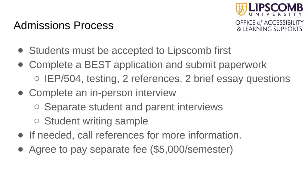Beyond Accommodations: Increasing the Retention of - slide 6 of 23