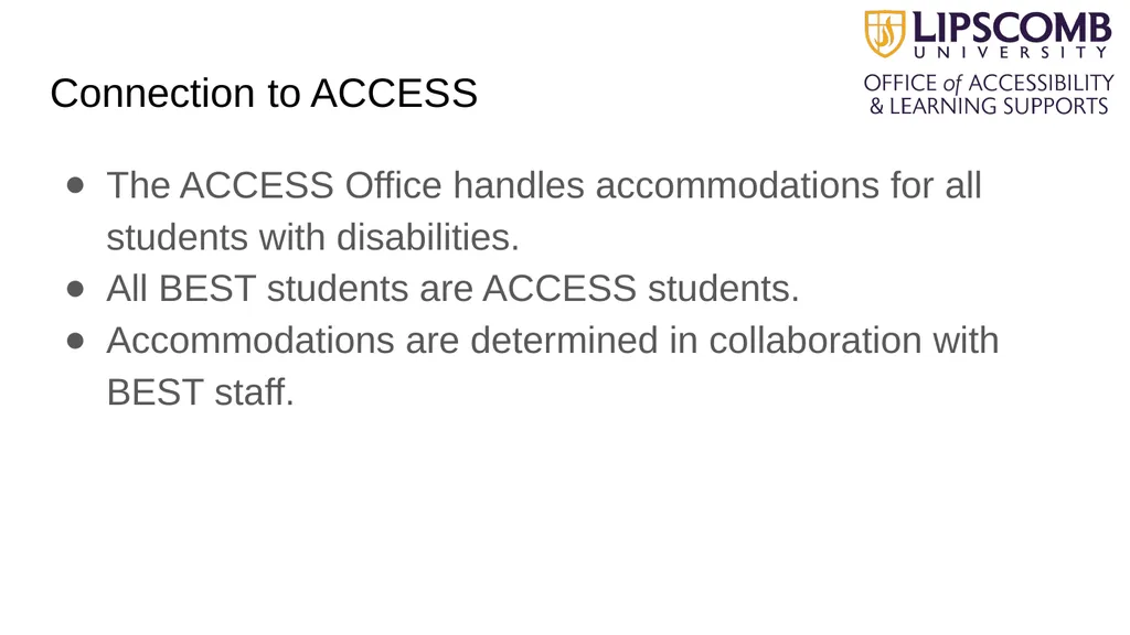 Beyond Accommodations: Increasing the Retention of - slide 14 of 23