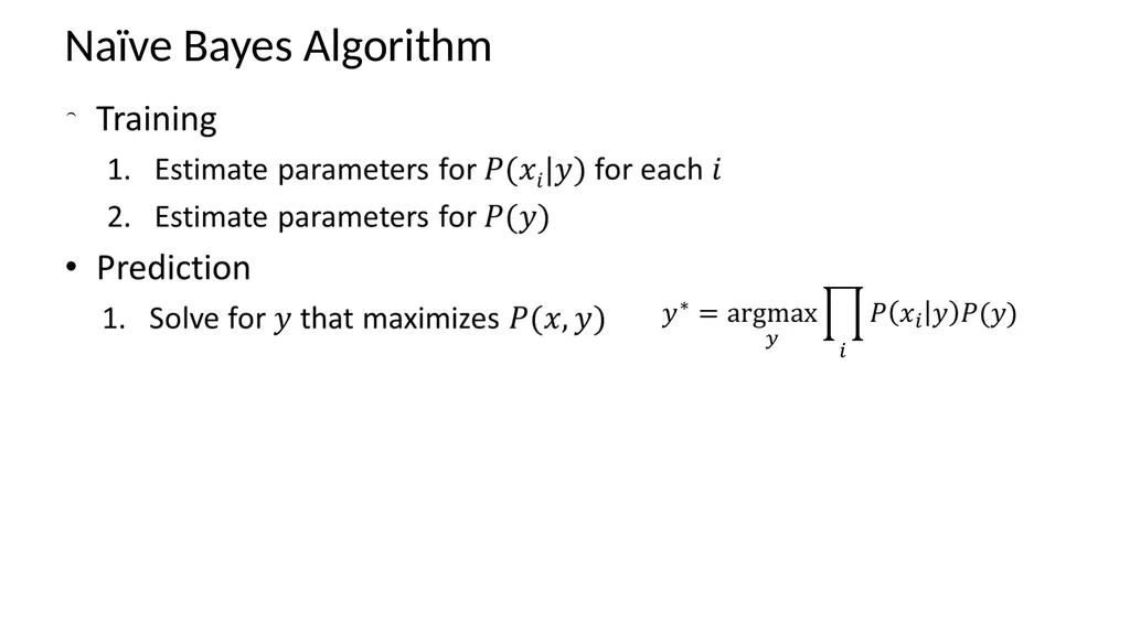Naïve Bayes Classifier Applied Machine Learning - slide 20 of 36