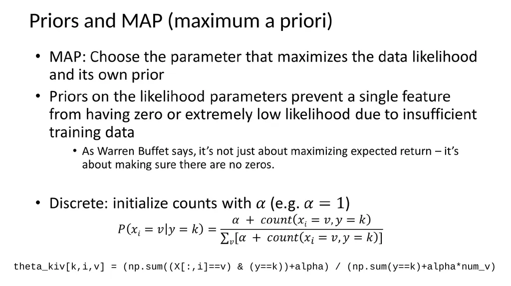 Naïve Bayes Classifier Applied Machine Learning - slide 24 of 36