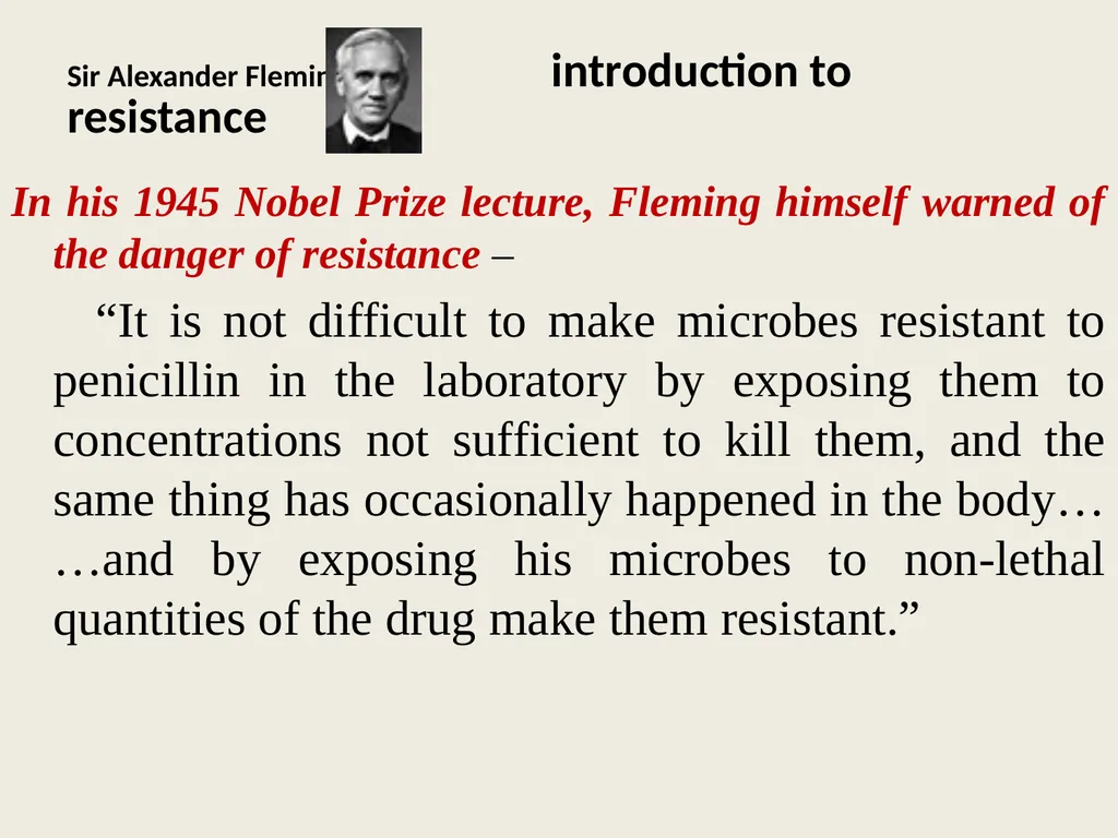 3rd lecture in Antibiotics The Antimicrobial - slide 4 of 32