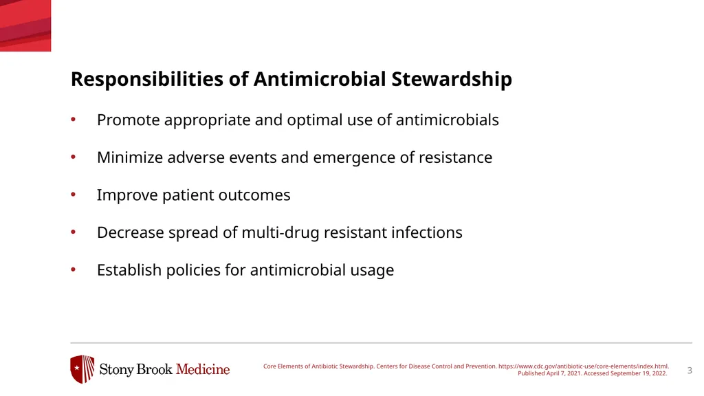 Antimicrobial Stewardship & Antibiotic Resistance - slide 3 of 17