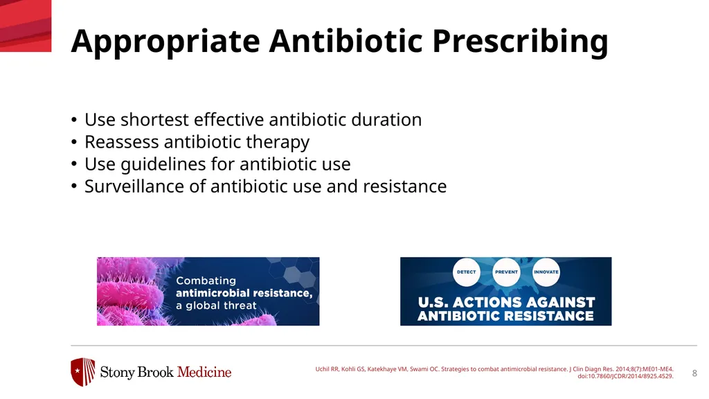 Antimicrobial Stewardship & Antibiotic Resistance - slide 8 of 17
