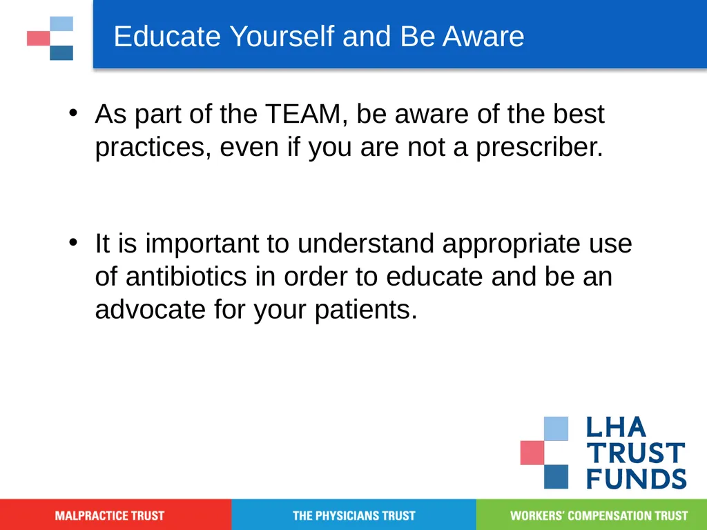 Antibiotic Stewardship Basic Training Objectives - slide 27 of 43