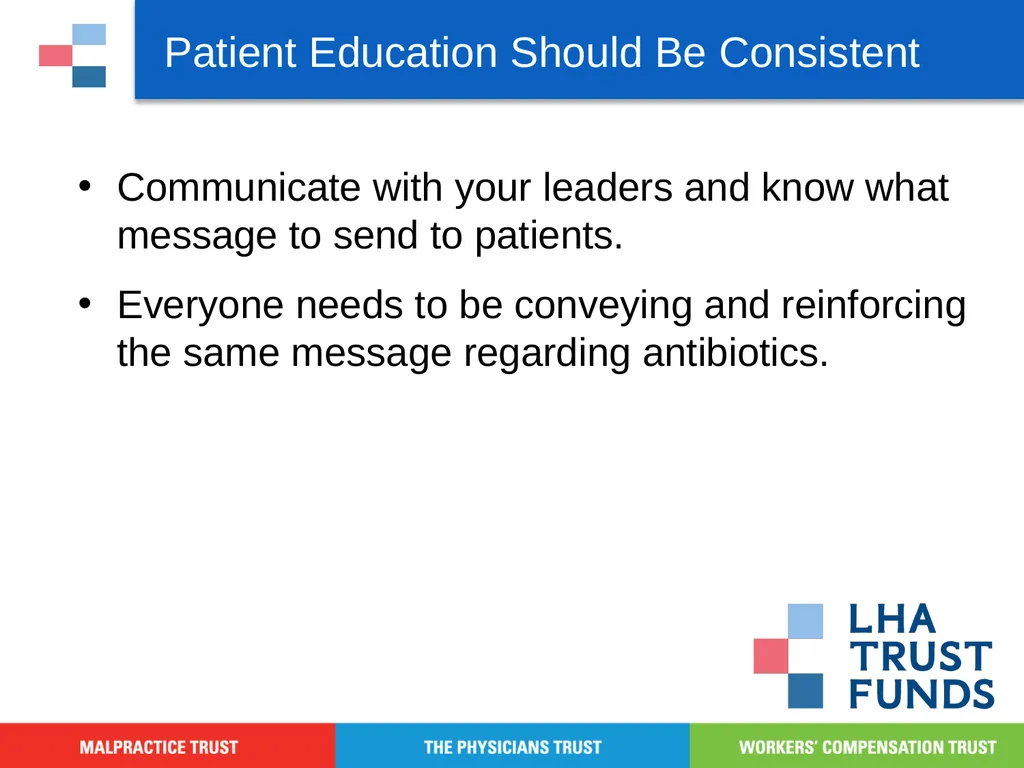 Antibiotic Stewardship Basic Training Objectives - slide 39 of 43