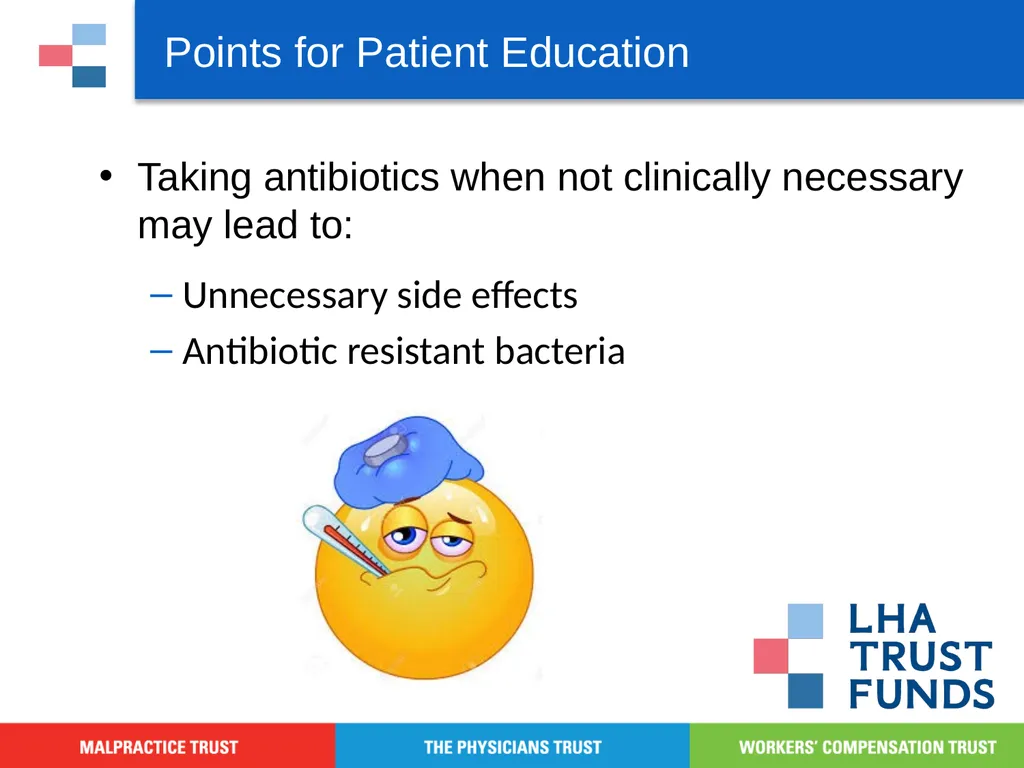 Antibiotic Stewardship Basic Training Objectives - slide 41 of 43