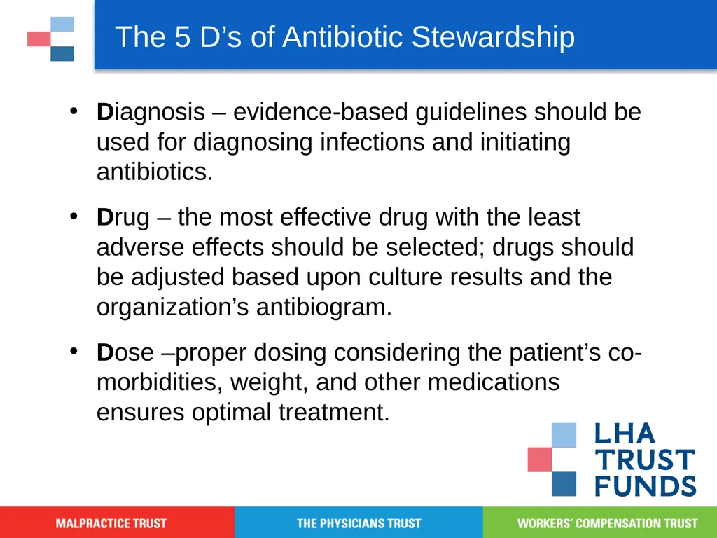 Antibiotic Stewardship Basic Training Objectives - slide 36 of 43