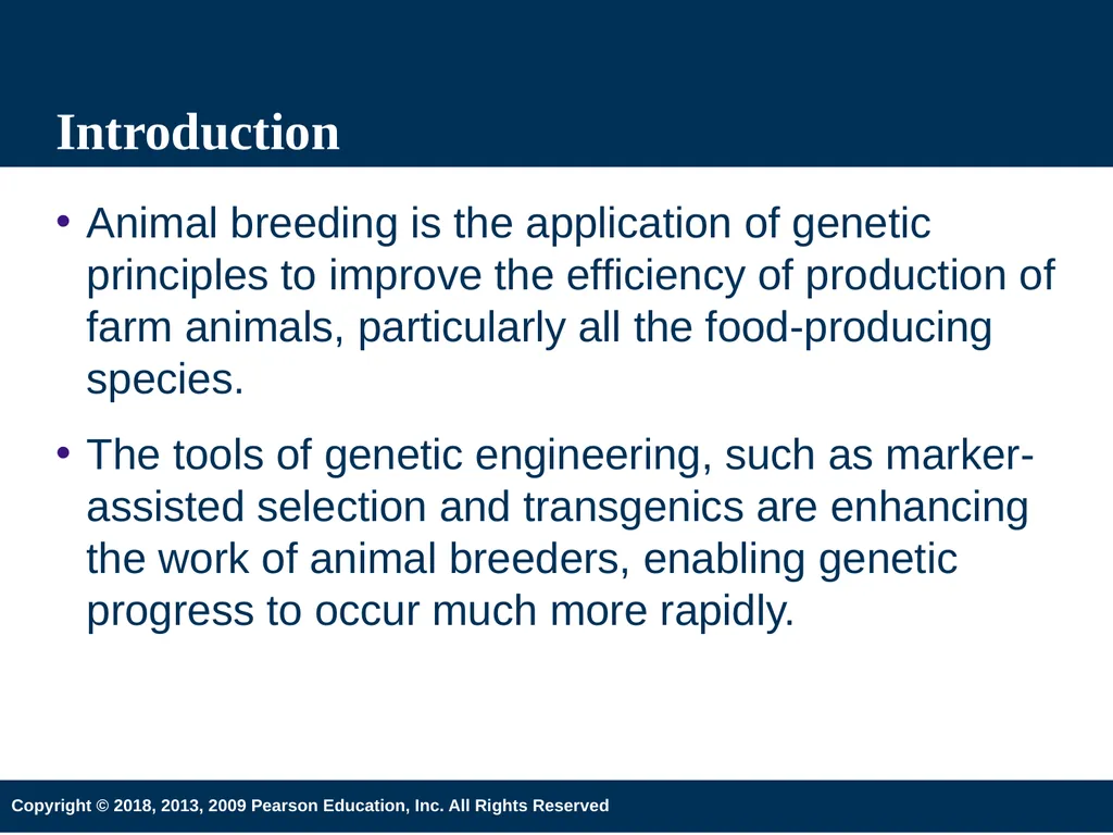 Introduction to Animal Science 6th Edition Chapter - slide 5 of 74
