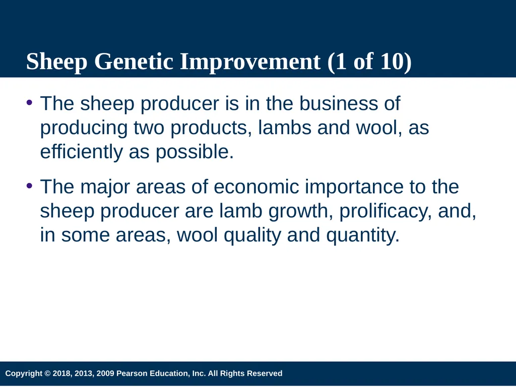 Introduction to Animal Science 6th Edition Chapter - slide 62 of 74