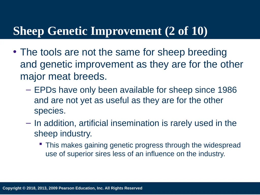 Introduction to Animal Science 6th Edition Chapter - slide 63 of 74