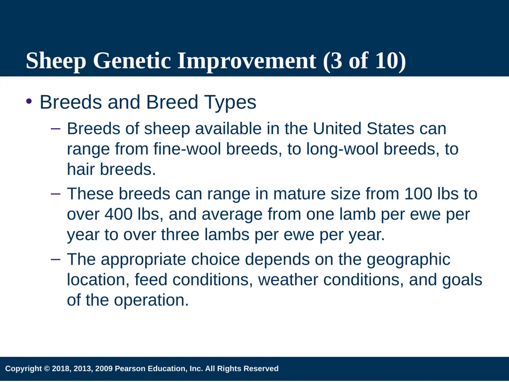 Introduction to Animal Science 6th Edition Chapter - slide 64 of 74