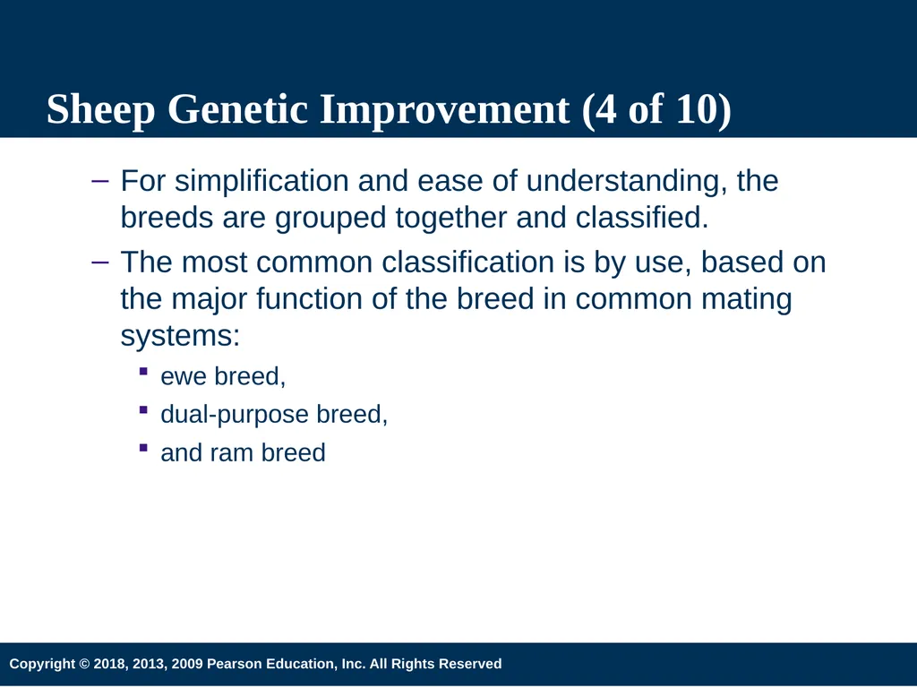 Introduction to Animal Science 6th Edition Chapter - slide 65 of 74