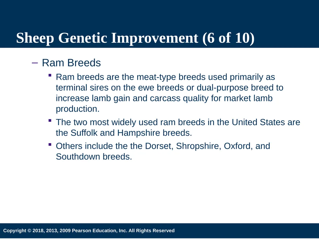 Introduction to Animal Science 6th Edition Chapter - slide 67 of 74