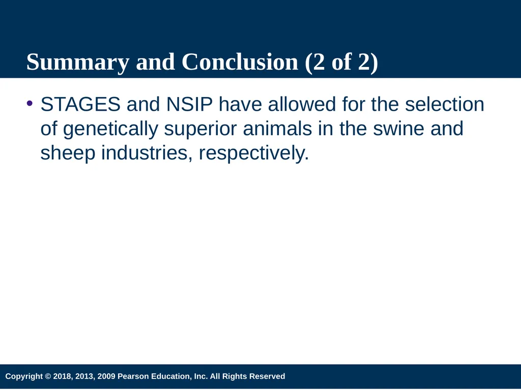 Introduction to Animal Science 6th Edition Chapter - slide 74 of 74