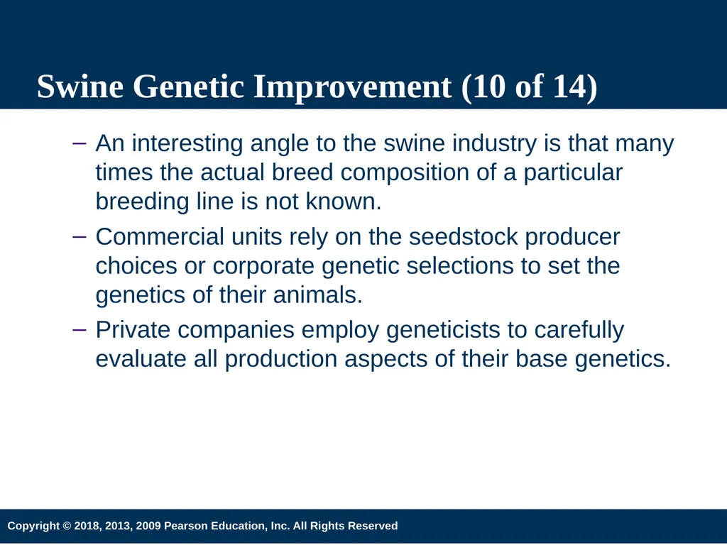 Introduction to Animal Science 6th Edition Chapter - slide 57 of 74