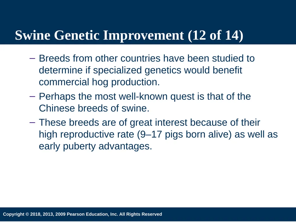 Introduction to Animal Science 6th Edition Chapter - slide 59 of 74