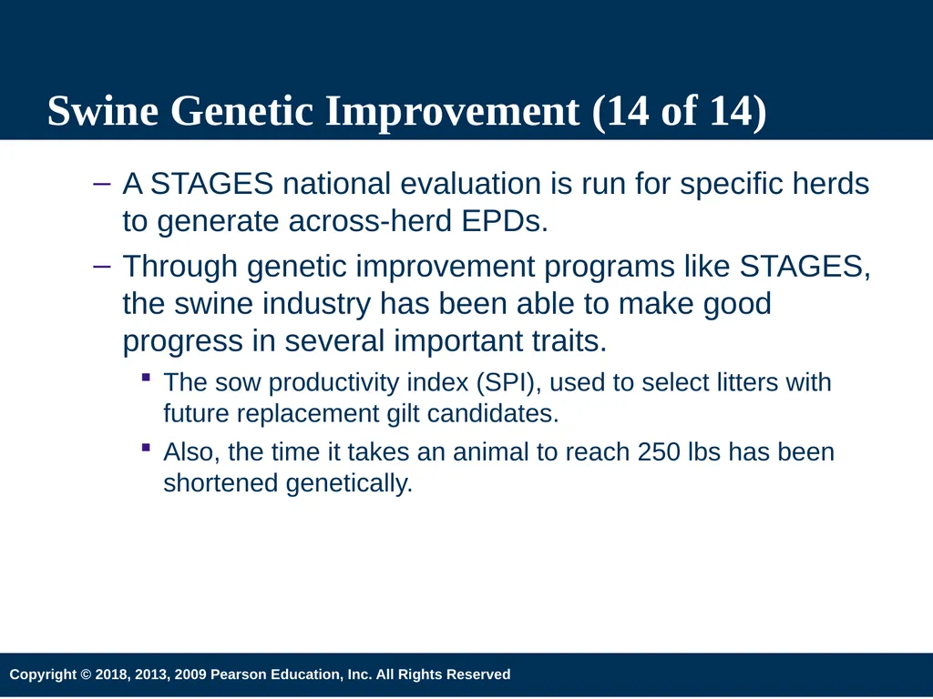 Introduction to Animal Science 6th Edition Chapter - slide 61 of 74