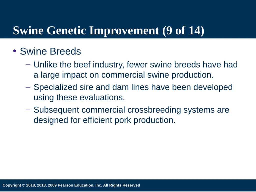 Introduction to Animal Science 6th Edition Chapter - slide 56 of 74