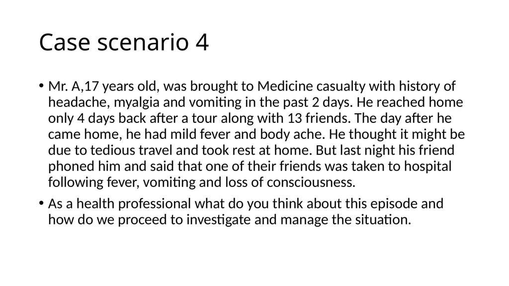 Outbreak Management including Quarantine, - slide 8 of 28