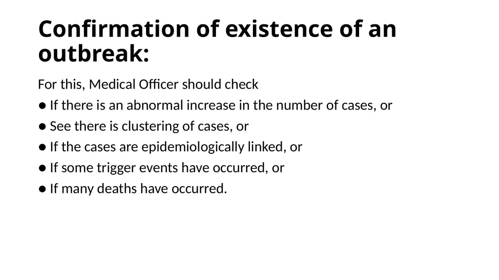 Outbreak Management including Quarantine, - slide 13 of 28