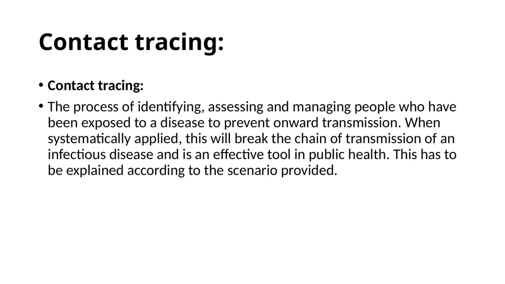 Outbreak Management including Quarantine, - slide 28 of 28