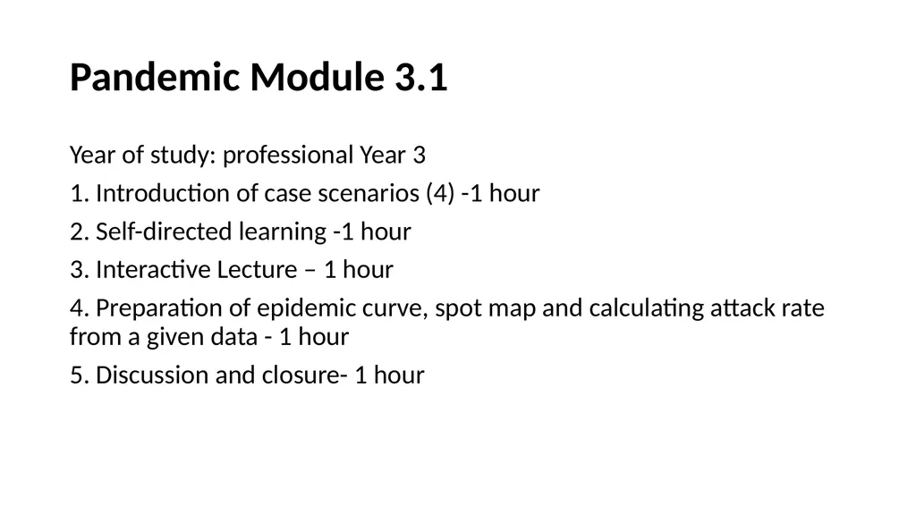 Outbreak Management including Quarantine, - slide 3 of 28